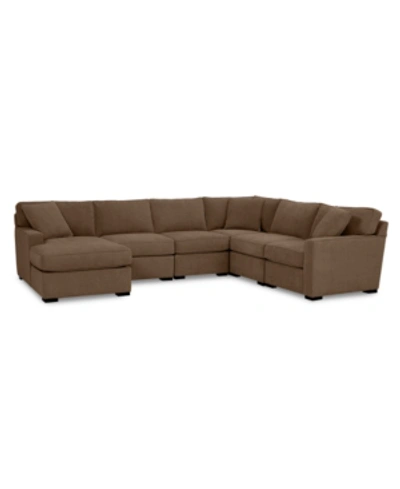 FURNITURE RADLEY FABRIC 6-PC. CHAISE SECTIONAL WITH CORNER, CREATED FOR MACY'S