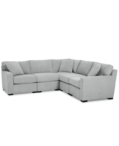FURNITURE RADLEY FABRIC 5-PC. SECTIONAL SOFA WITH CORNER PIECE, CREATED FOR MACY'S