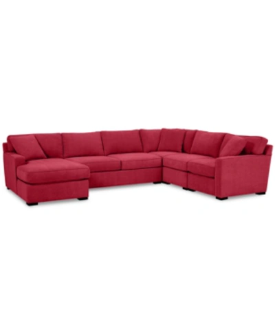 FURNITURE RADLEY 5-PC. FABRIC CHAISE SECTIONAL SOFA WITH CORNER PIECE, CREATED FOR MACY'S