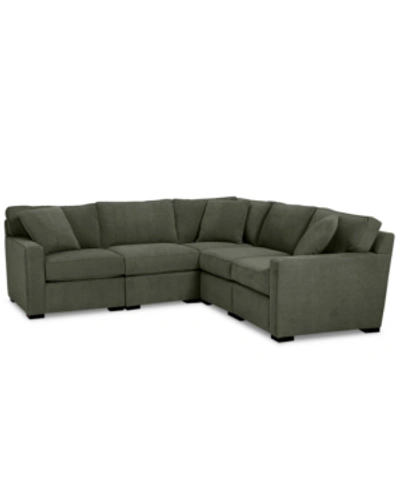 FURNITURE RADLEY FABRIC 5-PC. SECTIONAL SOFA WITH CORNER PIECE, CREATED FOR MACY'S