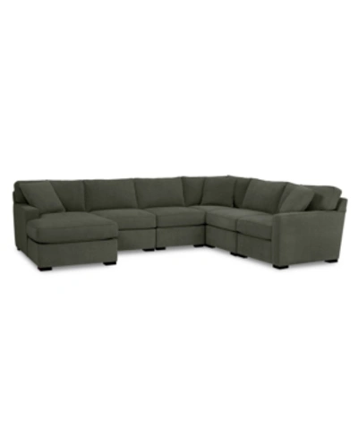 FURNITURE RADLEY FABRIC 6-PC. CHAISE SECTIONAL WITH CORNER, CREATED FOR MACY'S