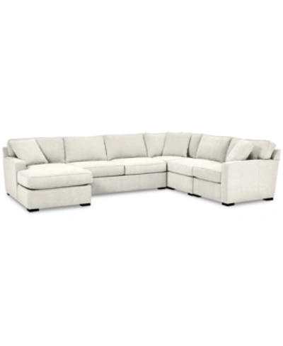 FURNITURE RADLEY 5-PC. FABRIC CHAISE SECTIONAL SOFA WITH CORNER PIECE, CREATED FOR MACY'S