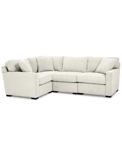 FURNITURE RADLEY FABRIC 4-PC. SECTIONAL SOFA WITH CORNER PIECE, CREATED FOR MACY'S