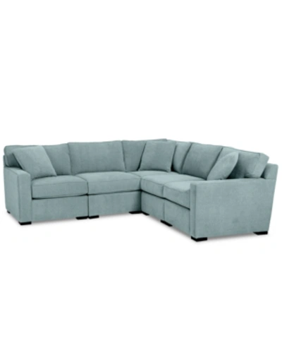 FURNITURE RADLEY FABRIC 5-PC. SECTIONAL SOFA WITH CORNER PIECE, CREATED FOR MACY'S