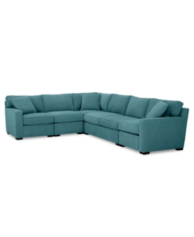 FURNITURE RADLEY 5-PC. FABRIC SECTIONAL SOFA, CREATED FOR MACY'S
