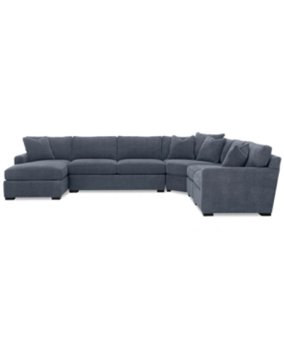 FURNITURE RADLEY 5-PIECE FABRIC CHAISE SECTIONAL SOFA, CREATED FOR MACY'S
