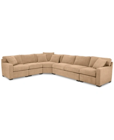 FURNITURE RADLEY 5-PC FABRIC SECTIONAL WITH APARTMENT SOFA, CREATED FOR MACY'S