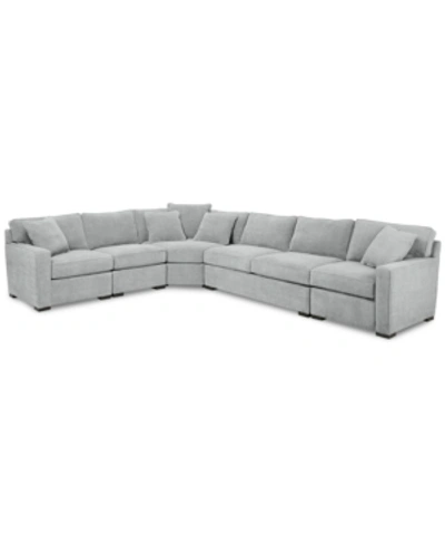 FURNITURE RADLEY 5-PC FABRIC SECTIONAL WITH APARTMENT SOFA, CREATED FOR MACY'S