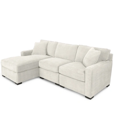 FURNITURE RADLEY 3-PIECE FABRIC CHAISE SECTIONAL SOFA, CREATED FOR MACY'S