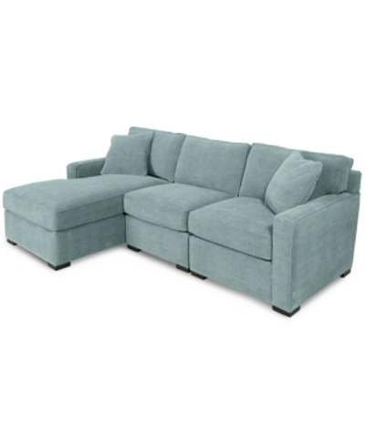 FURNITURE RADLEY 3-PIECE FABRIC CHAISE SECTIONAL SOFA, CREATED FOR MACY'S
