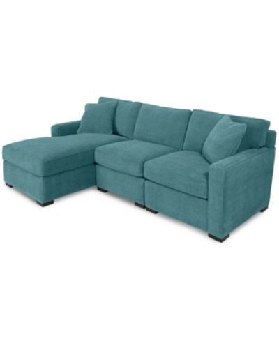 FURNITURE RADLEY 3-PIECE FABRIC CHAISE SECTIONAL SOFA, CREATED FOR MACY'S