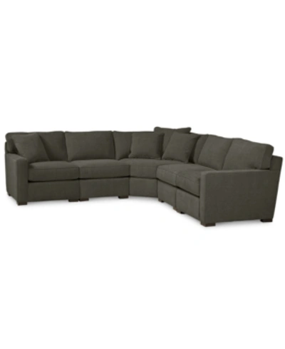 FURNITURE RADLEY FABRIC 5-PIECE SECTIONAL SOFA, CREATED FOR MACY'S