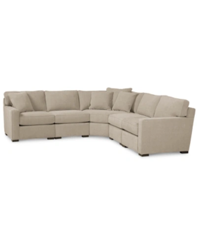 FURNITURE RADLEY FABRIC 5-PIECE SECTIONAL SOFA, CREATED FOR MACY'S