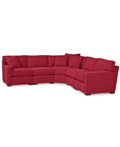 FURNITURE RADLEY FABRIC 5-PIECE SECTIONAL SOFA, CREATED FOR MACY'S