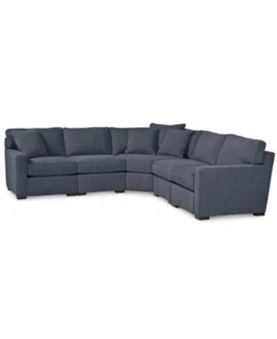 FURNITURE RADLEY FABRIC 5-PIECE SECTIONAL SOFA, CREATED FOR MACY'S