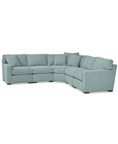 FURNITURE RADLEY FABRIC 5-PIECE SECTIONAL SOFA, CREATED FOR MACY'S