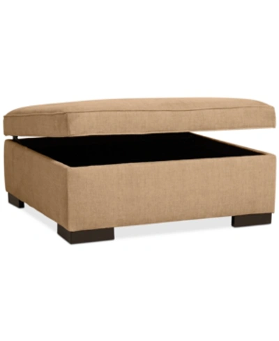 FURNITURE RADLEY 36" FABRIC STORAGE OTTOMAN, CREATED FOR MACY'S