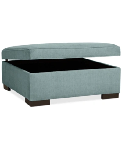 FURNITURE RADLEY 36" FABRIC STORAGE OTTOMAN, CREATED FOR MACY'S