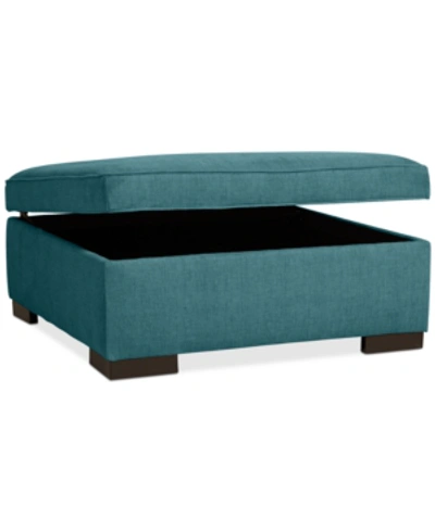 FURNITURE RADLEY 36" FABRIC STORAGE OTTOMAN, CREATED FOR MACY'S