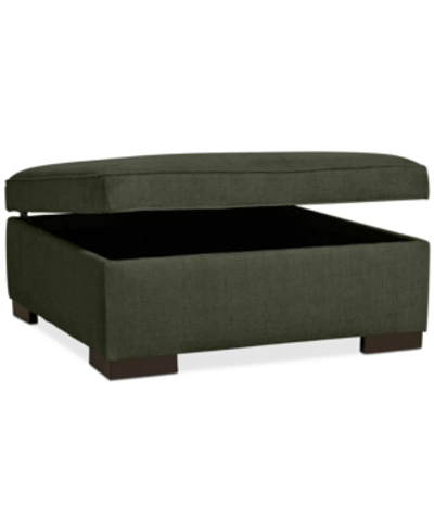 FURNITURE RADLEY 36" FABRIC STORAGE OTTOMAN, CREATED FOR MACY'S