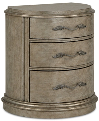 FURNITURE ZARINA DEMILUNE NIGHTSTAND, CREATED FOR MACY'S