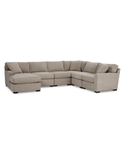 FURNITURE RADLEY FABRIC 6-PC. CHAISE SECTIONAL WITH CORNER, CREATED FOR MACY'S