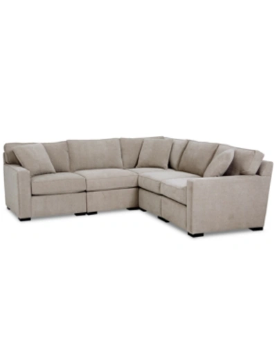 FURNITURE RADLEY FABRIC 5-PC. SECTIONAL SOFA WITH CORNER PIECE, CREATED FOR MACY'S