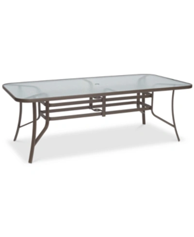 FURNITURE OASIS ALUMINUM OUTDOOR 84" X 42" DINING TABLE, CREATED FOR MACY'S