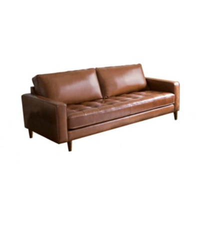 FURNITURE SHILOH 80" LEATHER SOFA