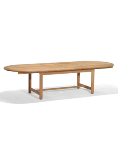 FURNITURE BRISTOL TEAK 118" X 47" OUTDOOR EXTENSION DINING TABLE, CREATED FOR MACY'S