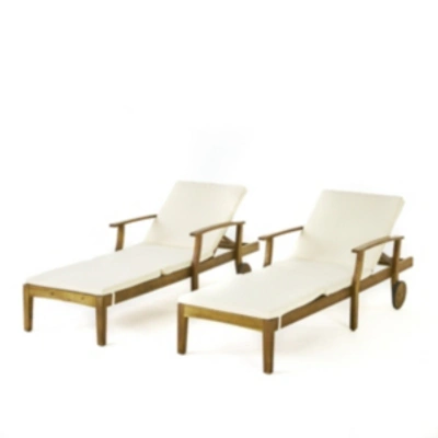 NOBLE HOUSE PERLA OUTDOOR CHAISE LOUNGE (SET OF 2)