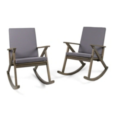 NOBLE HOUSE GUS OUTDOOR ROCKING CHAIR (SET OF 2)