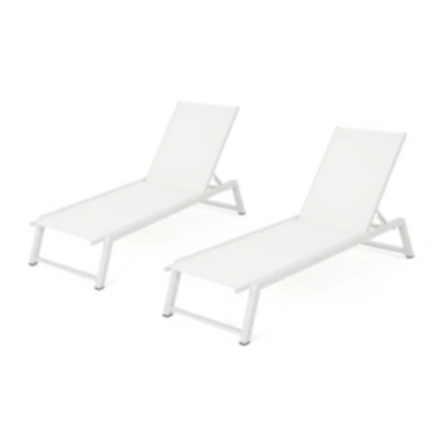 NOBLE HOUSE BELLE OUTDOOR CHAISE LOUNGE (SET OF 2)
