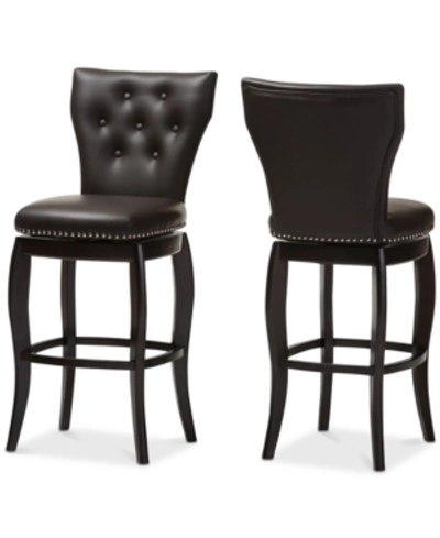 FURNITURE SYCILY SWIVEL BAR STOOL (SET OF 2)