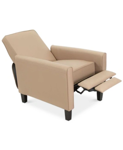 NOBLE HOUSE ALMONTE FAUX LEATHER RECLINER CLUB CHAIR