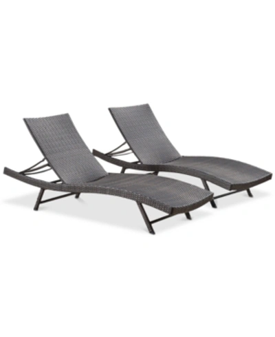 NOBLE HOUSE VERANDA OUTDOOR CHAISE LOUNGE (SET OF 2)