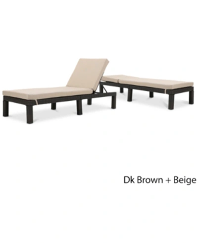NOBLE HOUSE LOGAN OUTDOOR CHAISE LOUNGE (SET OF 2)