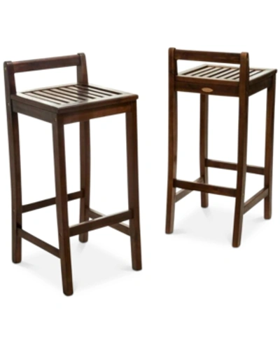NOBLE HOUSE JASEN SET OF 2 BAR STOOLS