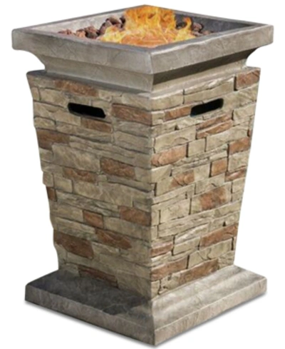 NOBLE HOUSE HARRA STONE GAS FIRE PIT