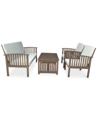 NOBLE HOUSE GADSON OUTDOOR 4-PC. CHAT SET