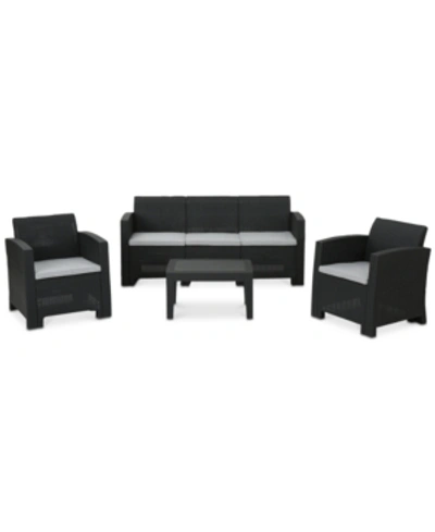 NOBLE HOUSE WELLINGTON 4-PC. OUTDOOR CHAT SET