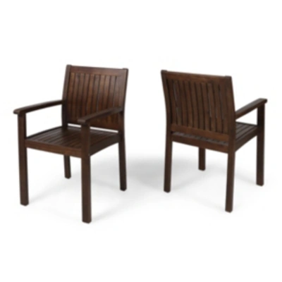 NOBLE HOUSE WILSON OUTDOOR DINING CHAIR, SET OF 2