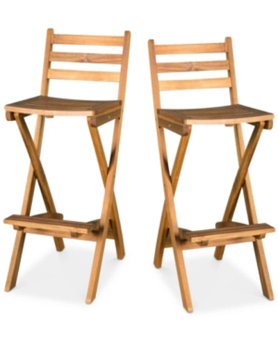 NOBLE HOUSE HORLEY SET OF 2 BAR STOOLS