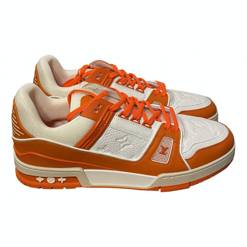 orange lv trainers