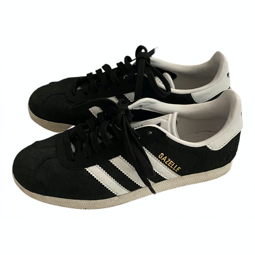 gazelle black leather