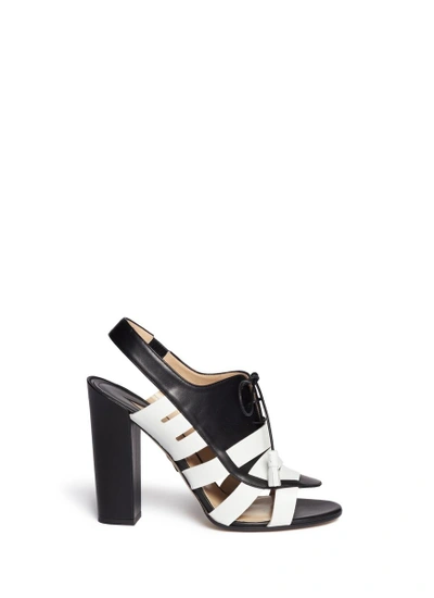 PAUL ANDREW 'Dimitros' Oxford Lace-Up Strappy Sandals