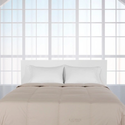 RALPH LAUREN COLOR DOWN ALTERNATIVE FULL/QUEEN COMFORTER, 100% COTTON COVER
