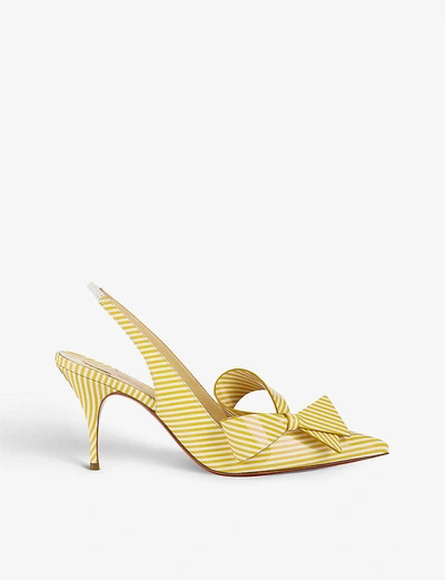 Shop Christian Louboutin Clare Nodo 80 Pat Stripes