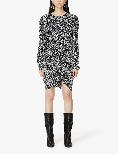 ISABEL MARANT ÉTOILE Selwyn abstract-print crepe midi dress