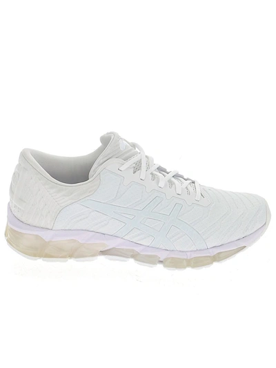 ASICS WHITE POLYESTER SNEAKERS